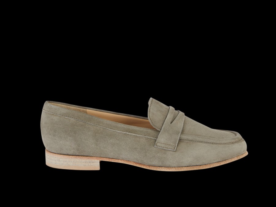 Flats BRUNATE | Classic Sage Loafer