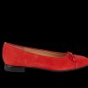 Flats BRUNATE | Red Suede Ballerina