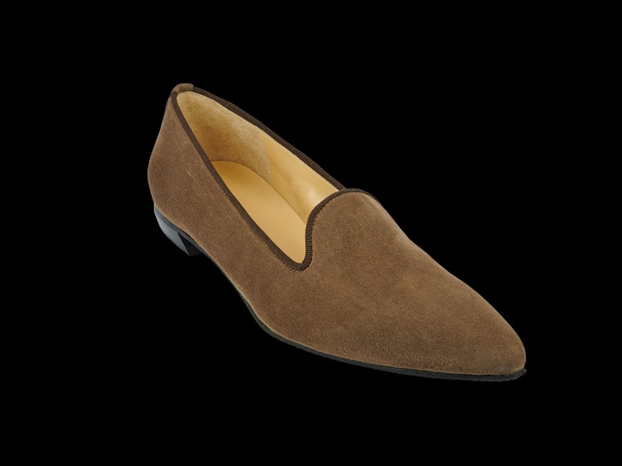 Flats BRUNATE | Pointy Slipper Style Flat In Fango