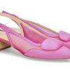 Sandals Brunate | Brunate Sling Pumps Flex Nappa Tulle Pink