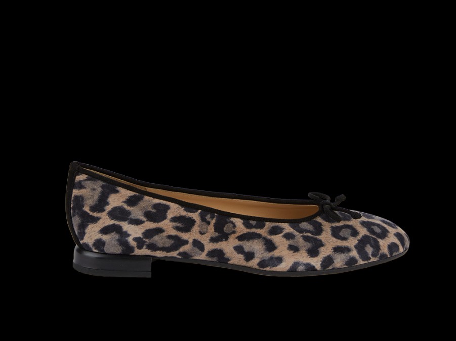 Flats BRUNATE | Ballerina With Leopard Print