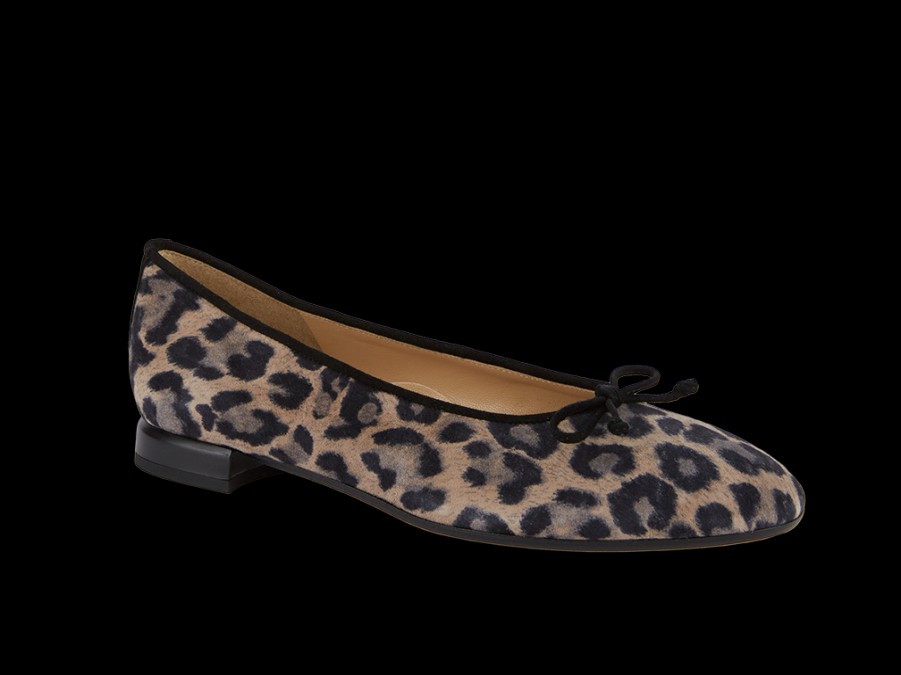 Flats BRUNATE | Ballerina With Leopard Print