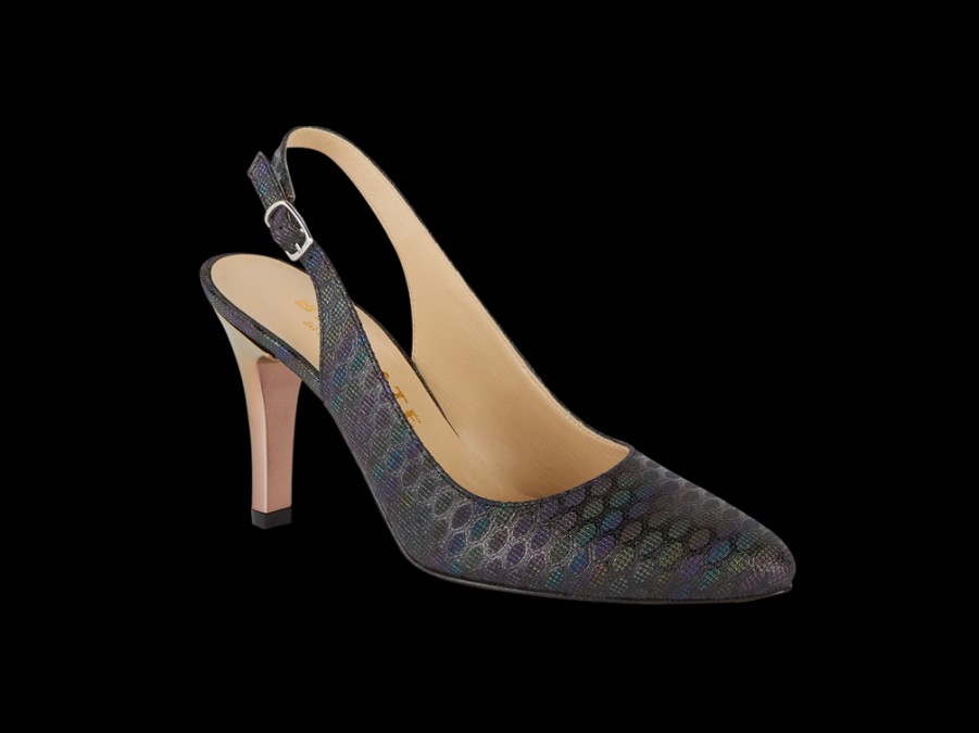 Pumps BRUNATE | Slingback In Dark Metal Pattern