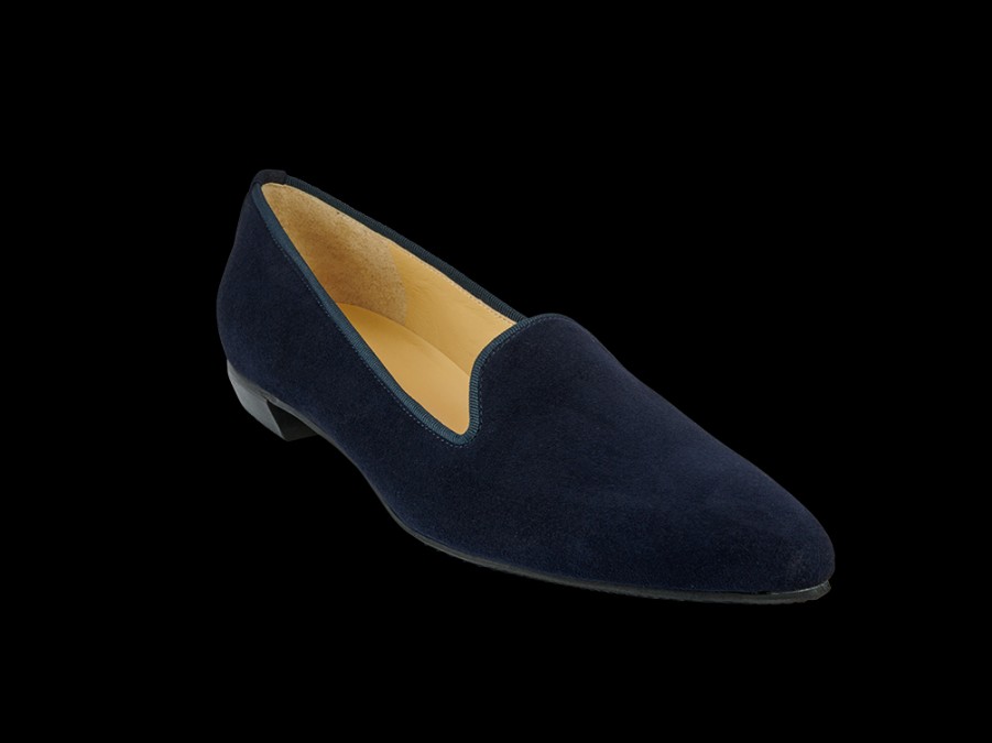 Flats BRUNATE | Pointy Slipper Style Flat In Blue