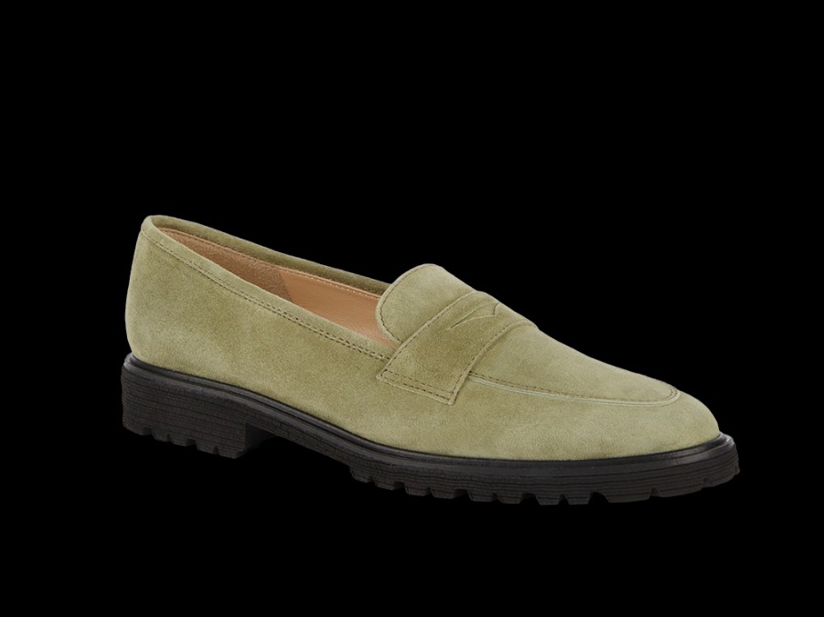 Flats BRUNATE | Sporty Extralight Loafer In Sage Colour