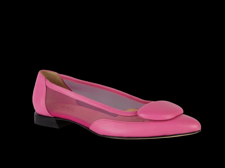 Flats BRUNATE | Ballerina With Mesh And Accessory