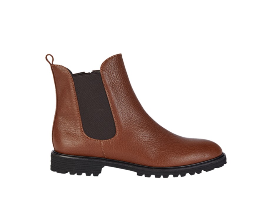 Flats BRUNATE | Chelsea Boot In Tabac