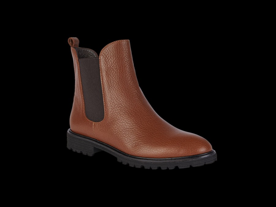 Flats BRUNATE | Chelsea Boot In Tabac